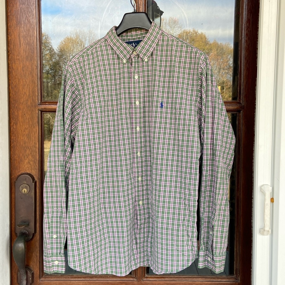 Ralph Lauren 18/XXL classic fit plaid button down shirt